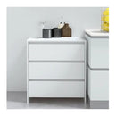 Sideboard White 70 X 41 X 75 Cm Chipboard