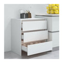 Sideboard White 70 X 41 X 75 Cm Chipboard