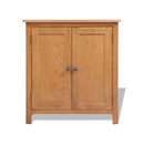 Sideboard Solid Oak 70 X 35 X 75 Cm Brown