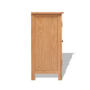 Sideboard Solid Oak 70 X 35 X 75 Cm Brown