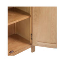 Sideboard Solid Oak 70 X 35 X 75 Cm Brown