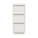 Sideboards 2 Pcs White 32 X 34 X 75 Cm Solid Wood Pine