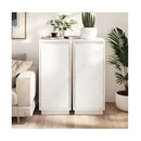 Sideboards 2 Pcs White Solid Wood Pine