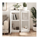 Sideboards 2 Pcs White Solid Wood Pine