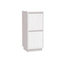 2 Pcs Sideboards White Solid Wood Pine