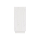 2 Pcs Sideboards White Solid Wood Pine