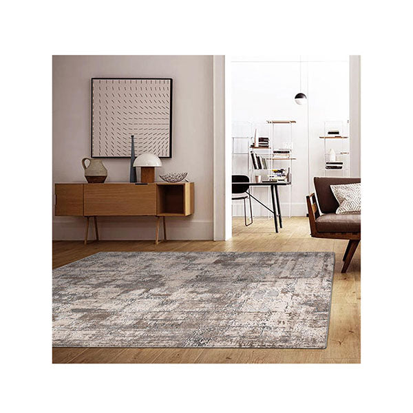 Siena Light Grey Non Shedding Rug