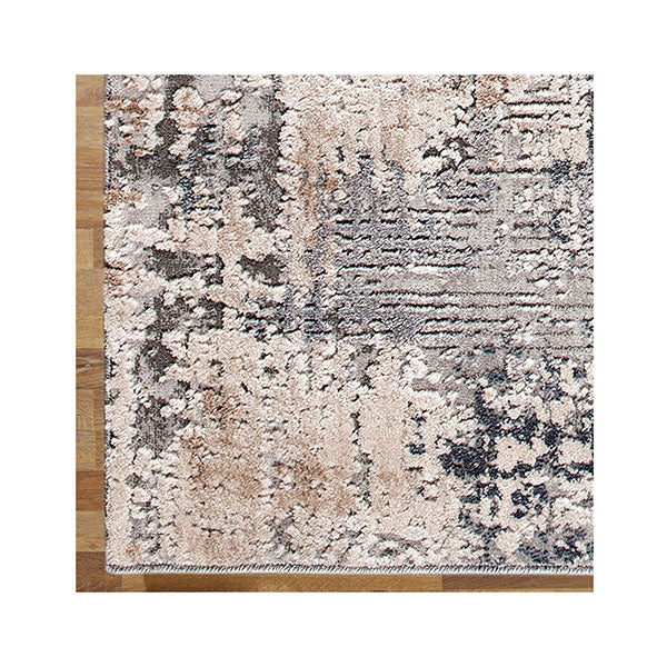 Siena Machine Knotted Grey Hallway Runner Rug