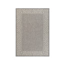 Khaki Cotton Silver Grey Ivory Rug