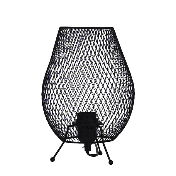 Simple Wire Mesh Table Lamp