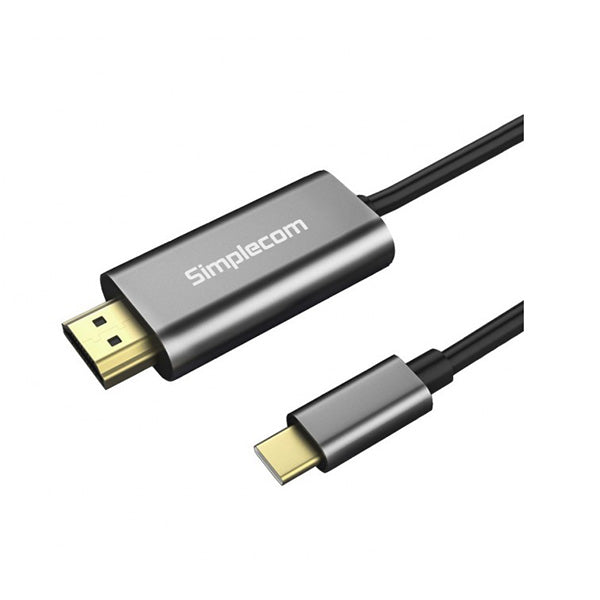 Simplecom Da321 Usb C Type C To Hdmi Cable 4K At 30Hz