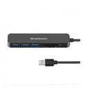 Simplecom Superspeed 3 Port Usb Hub With Sd Microsd Card Reader