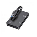 Simplecom 3 Slot Superspeed Usb 3 Card Reader With Card Storage Case