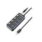Simplecom 4 Port Usb 3 Hub With Individual Switches And Power Adapter