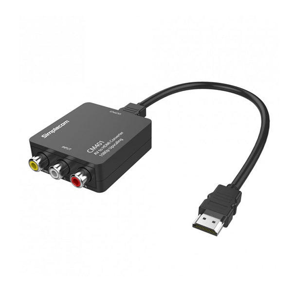 Simplecom Cm401 Composite Av Cvbs 3Rca To Hdmi Video Converter