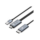 Simplecom Hdmi To Displayport Active Converter Cable Usb Powered 2M