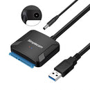 Simplecom Sa236 Usb 3 To Sata Adapter Cable Converter Power Supply