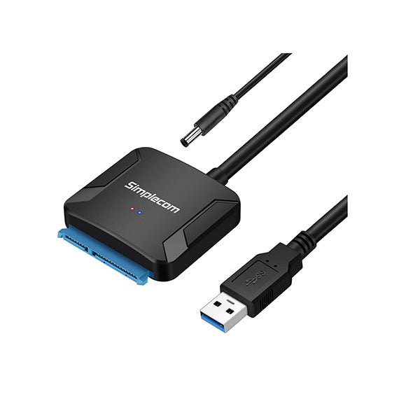 Simplecom Usb 3 To Sata Adapter Cable Converter With Power Supply