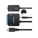 Simplecom Usb 3 To Sata Adapter Cable Converter With Power Supply