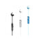 Simplecom Bh310 Metal In Ear Sports Bluetooth Stereo Headphones Blue