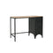 Single Pedestal Desk Solid Firwood And Steel