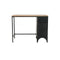 Single Pedestal Desk Solid Firwood And Steel