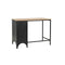 Single Pedestal Desk Solid Firwood And Steel
