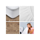 Single Size Waterproof Bamboo Mattress Protector