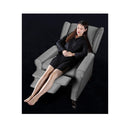 Single Sofa Couch Fabric Grey