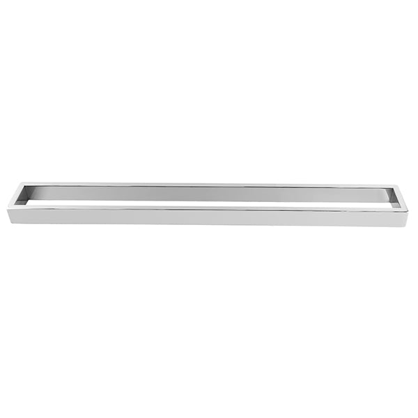 Chrome Square Single Towel Rail Stainless Steel Rack Bar Holder 600Mm