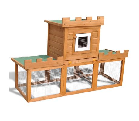Single Outdoor Large Rabbit Hutch House Pet Cage