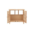 Sink Cabinet Solid Walnut Wood 66 X 29 X 61 Cm