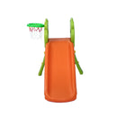 Slide Basketball Hoop Activity Center Outdoor Toddler Play Set Orange