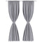 Slot-Headed Blackout Curtains 135 x 245 Cm (2 Pcs) - Grey