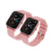 Waterproof Fitness Smart Wrist Watch Heart Rate Tracker P8 Pink