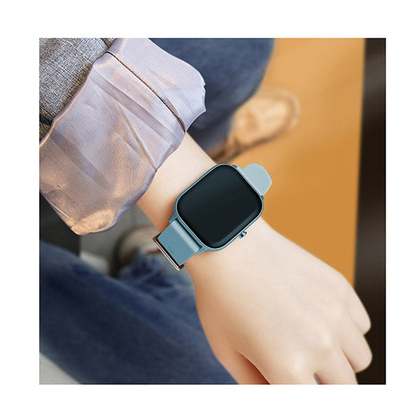 Waterproof Fitness Smart Wrist Watch Heart Rate Tracker P8 Blue