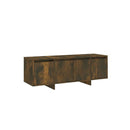 Smoked Oak Engineered Wood Tv Cabinet