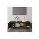 Smoked Oak Engineered Wood Tv Cabinet
