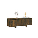 Smoked Oak Engineered Wood Tv Cabinet