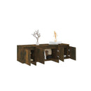 Smoked Oak Engineered Wood Tv Cabinet