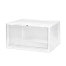 Premium Sneaker Display Case Shoe Storage Box Clear Plastic Magnetic