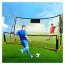 Soccer Rebounder Net Portable Volley Training Outdoor Football Goal