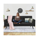 3 Seater Modular Linen Fabric Bed Sofa Couch Armrest