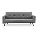 3 Seater Modular Linen Fabric Bed Sofa Couch Armrest