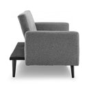 3 Seater Modular Linen Fabric Bed Sofa Couch Armrest
