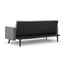 3 Seater Modular Linen Fabric Bed Sofa Couch Armrest