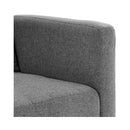 3 Seater Modular Linen Fabric Bed Sofa Couch Armrest