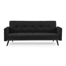 3 Seater Modular Linen Fabric Bed Sofa Couch Armrest