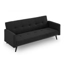 3 Seater Modular Linen Fabric Bed Sofa Couch Armrest
