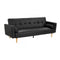 Sofa Bed Couch With Pillows Black